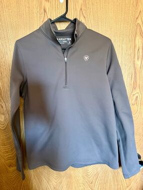Ariat Woman’s Gray AriatTek Half-Zip Performance Pullover